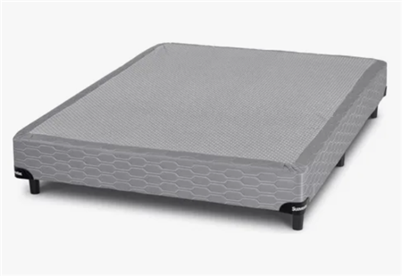 Sommier SUAVESTAR 140BOS Boreal bambo 140X190X21 gris